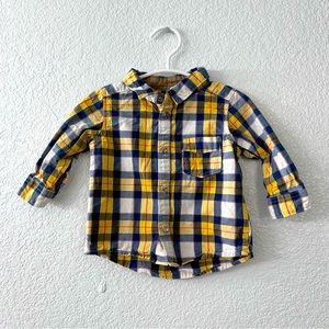 Yellow plaid shirt